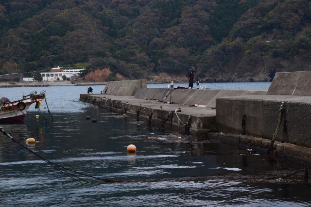 神子漁港突堤の写真