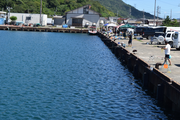 和田漁港の釣り場