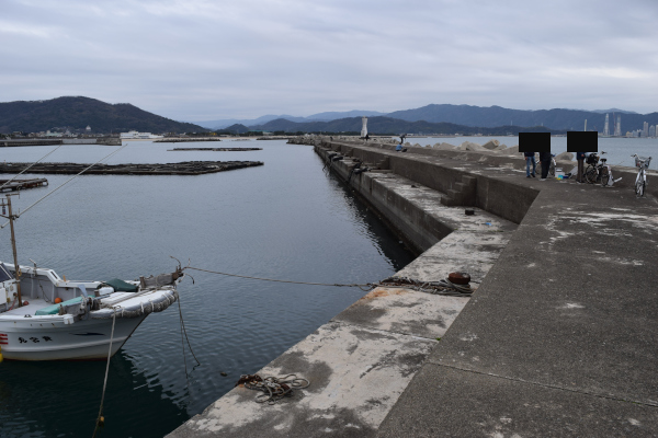 和歌浦漁港内側の写真