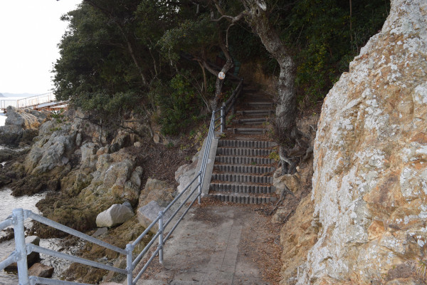辨天島の階段