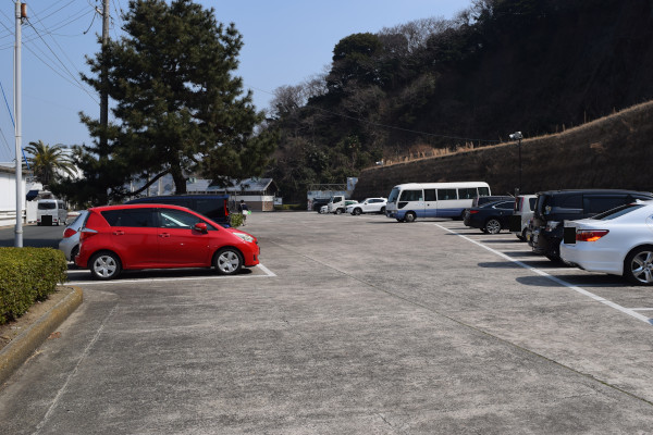 松島突堤の駐車場