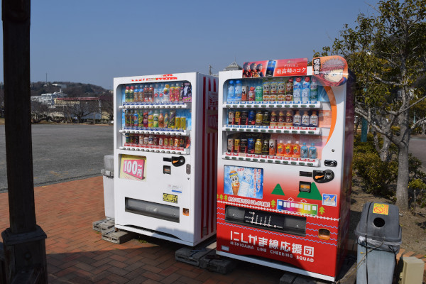 宮崎漁港の自動販売機